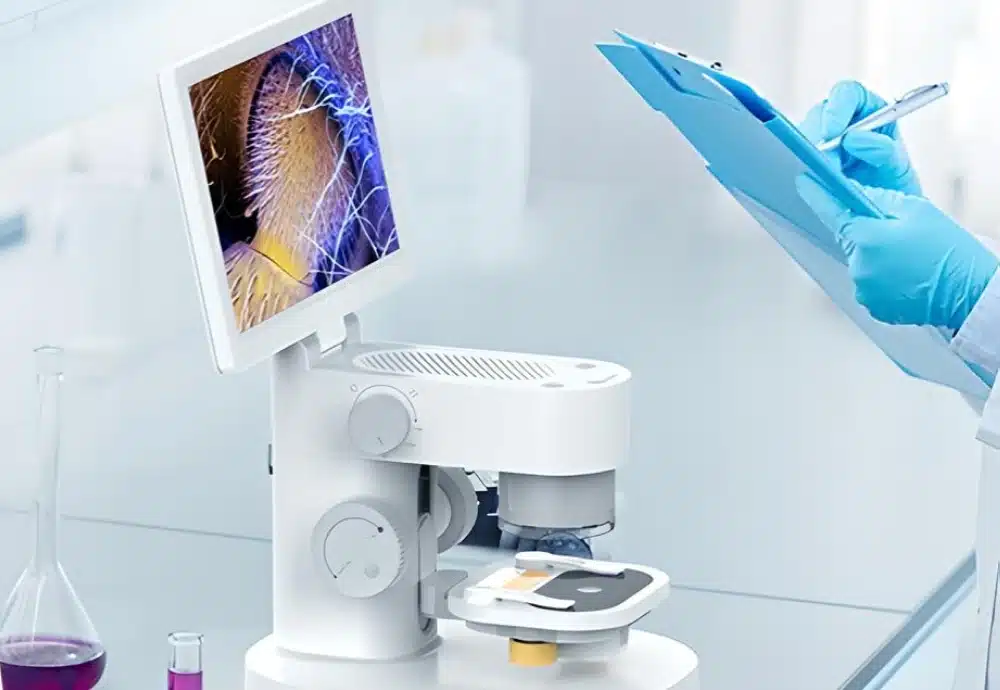 digital microscope with screen