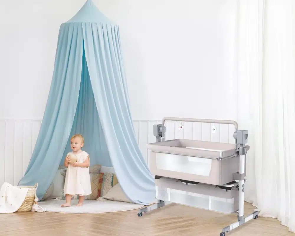 automatic rocking bassinet cradle