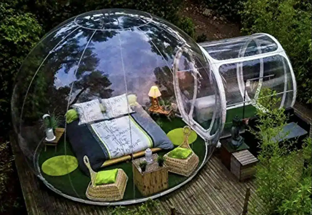 outdoor transparent tent